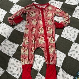 Bamboo vintage Santa zippy